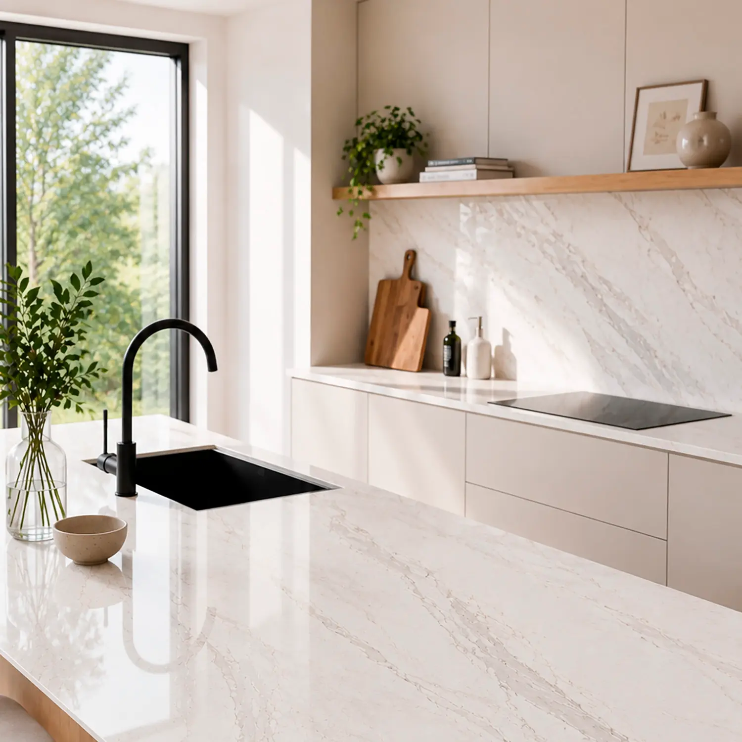 cubiertas de cocina, cubiertas porcelanicas, placas porcelanicas remodelación, cyber monday